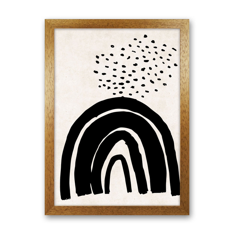 Autumn Raine abstract Art Print by Pixy Paper Oak Grain