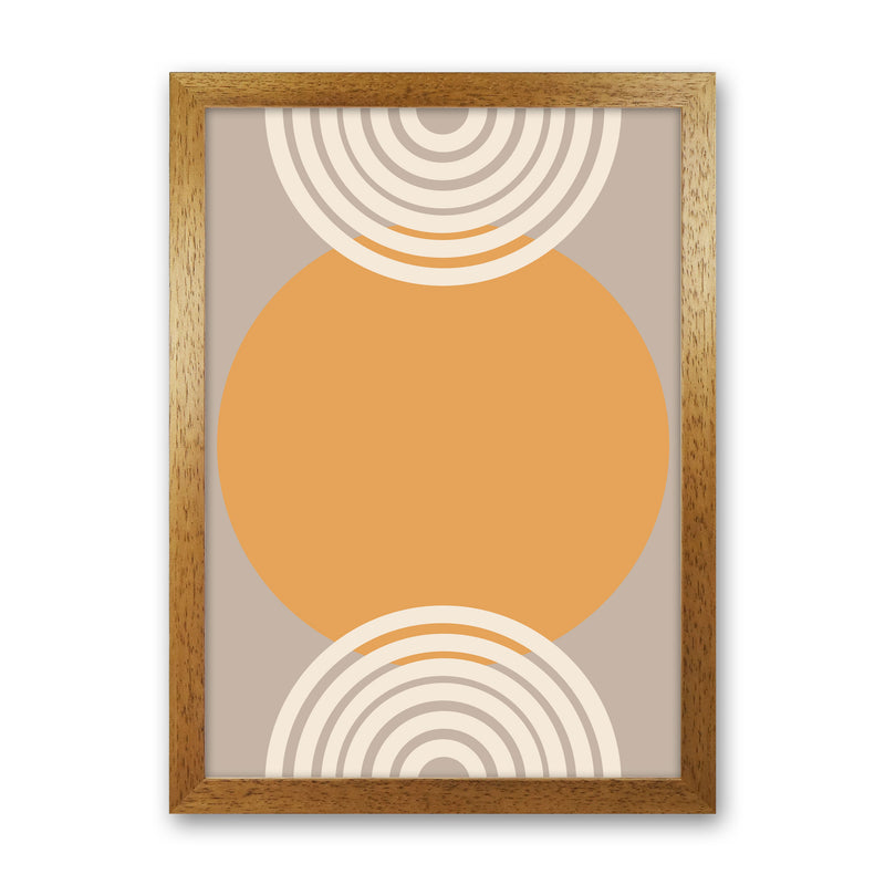 Autumn Orla abstract Art Print by Pixy Paper Oak Grain