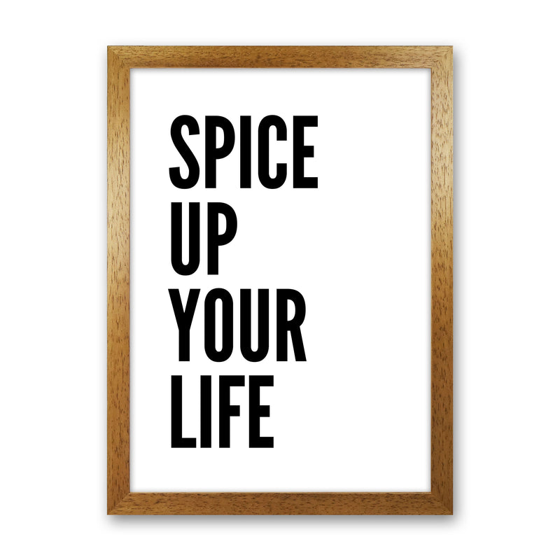 Spice Up Your Life Art Print by Pixy Paper Oak Grain