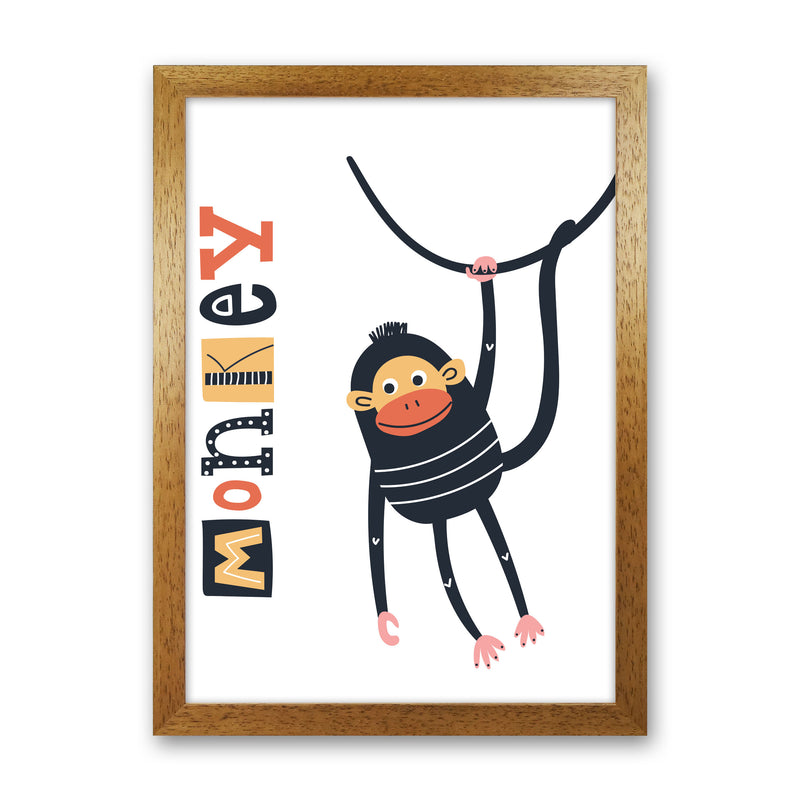 Monkey Art Print by Pixy Paper