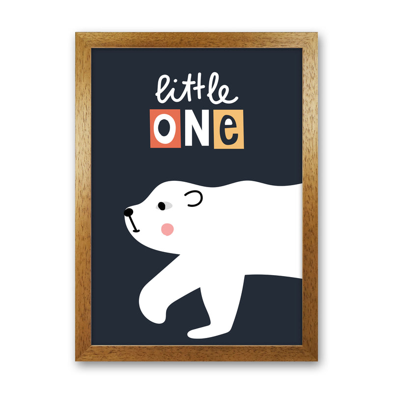 Little one polar bear Art Print by Pixy Paper