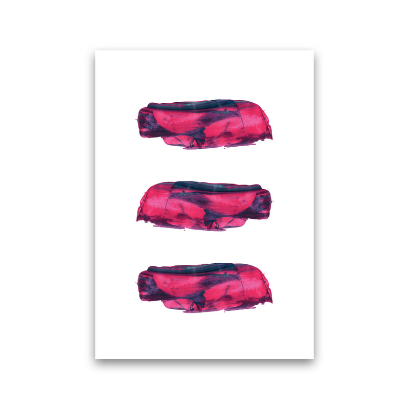 Pink And Purple Abstract Paint Strokes Modern Print Print Only