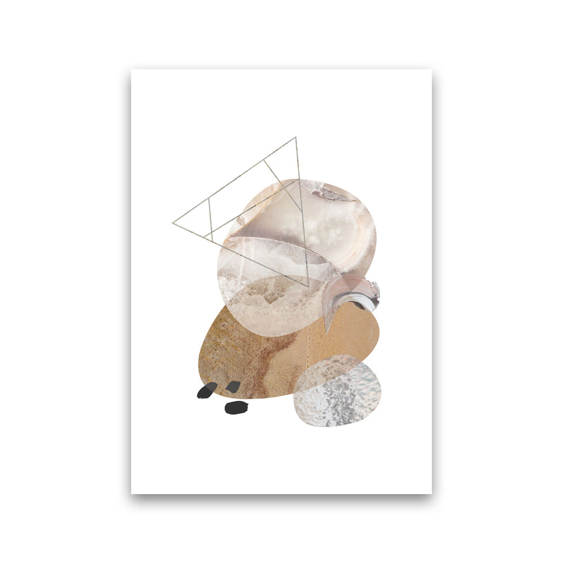 Abstract Geometric Pebble Modern Print Print Only