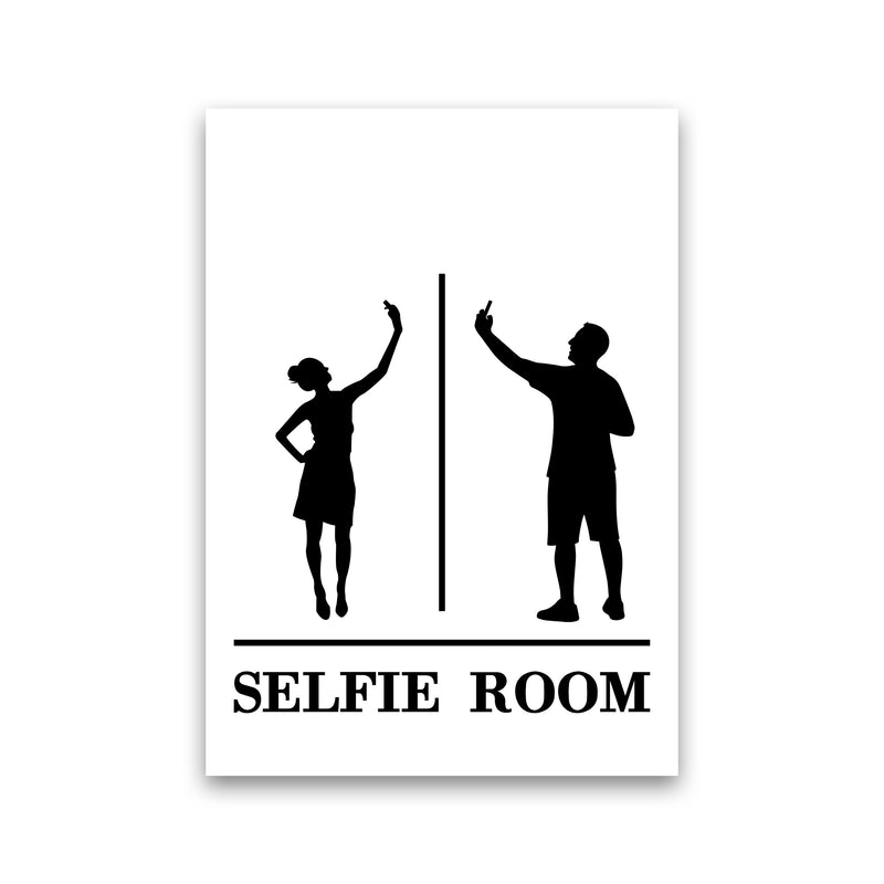 Selfie Room, Bathroom Modern Print, Framed Bathroom Wall Art Print Only