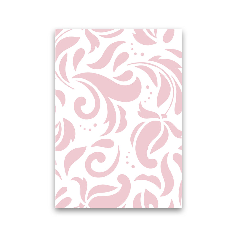 Pink Floral Pattern Modern Print Print Only