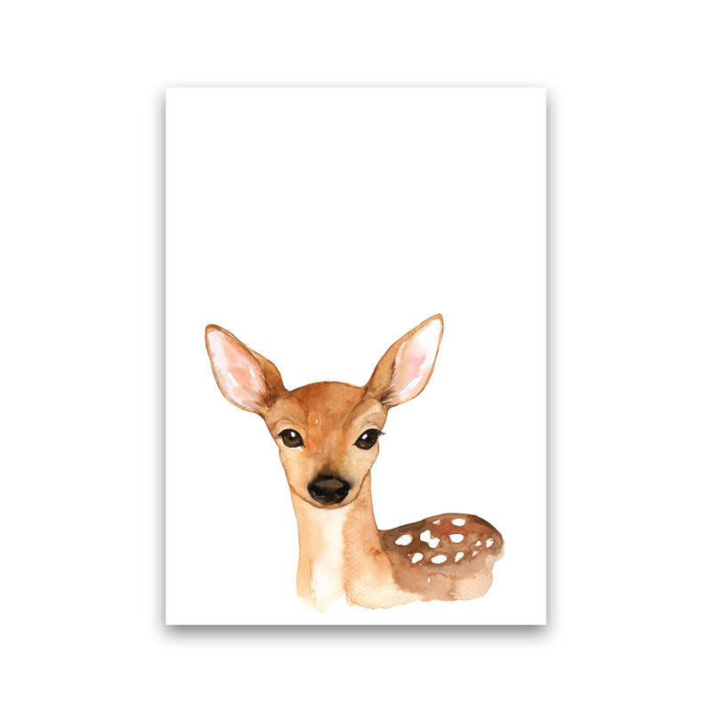 Forest Friends, Cute Deer Modern Print Animal Art Print Print Only