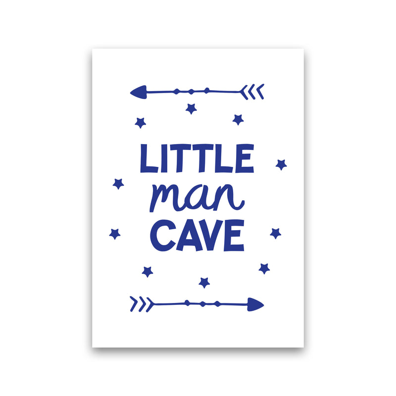 Little Man Cave Navy Arrows Framed Nursey Wall Art Print Print Only