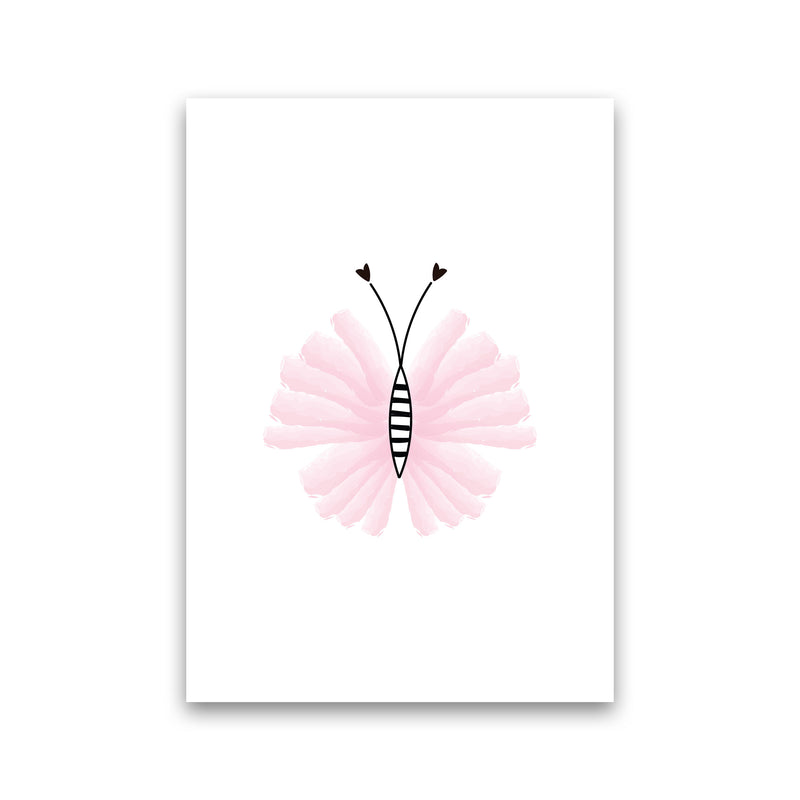 Pink Butterfly Modern Print Animal Art Print Print Only