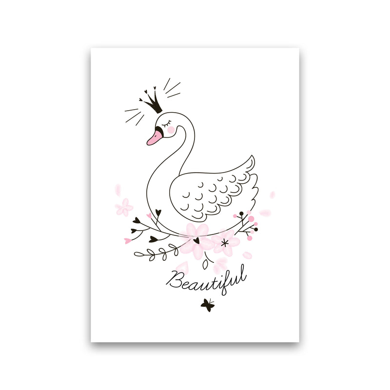 Beautiful Swan Modern Print Animal Art Print Print Only