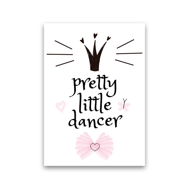 Pretty Little Dancer Framed Nursey Wall Art Print Print Only