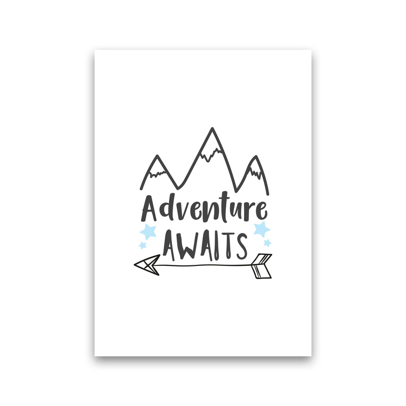 Adventure Awaits Framed Typography Wall Art Print Print Only