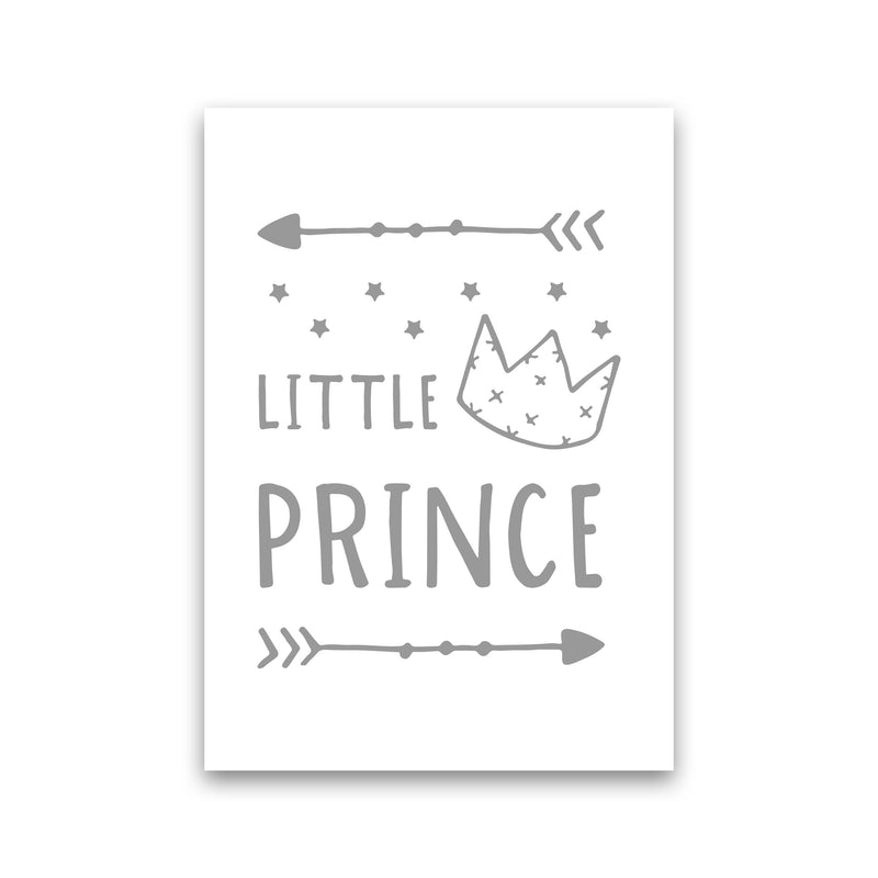 Little Prince Grey Framed Nursey Wall Art Print Print Only