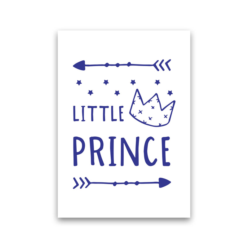 Little Prince Navy Framed Nursey Wall Art Print Print Only
