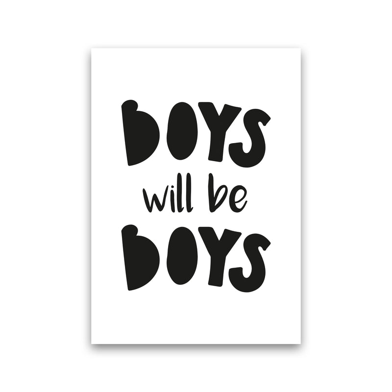 Boys Will Be Boys Framed Nursey Wall Art Print Print Only