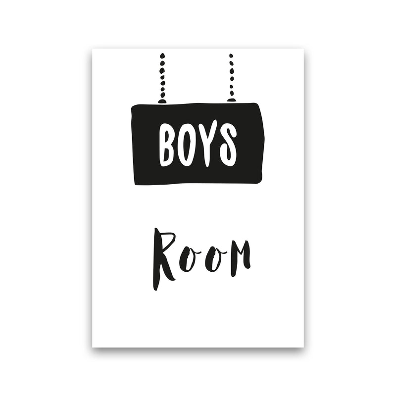 Boys Room Black Framed Nursey Wall Art Print Print Only