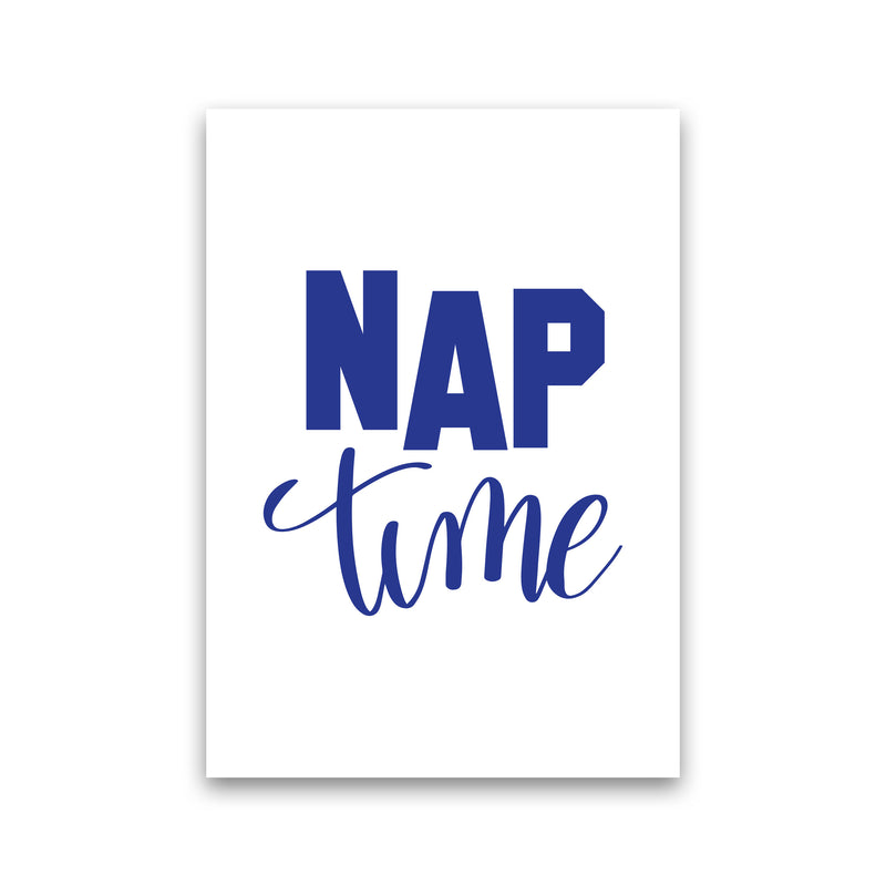 Nap Time Navy Framed Typography Wall Art Print Print Only