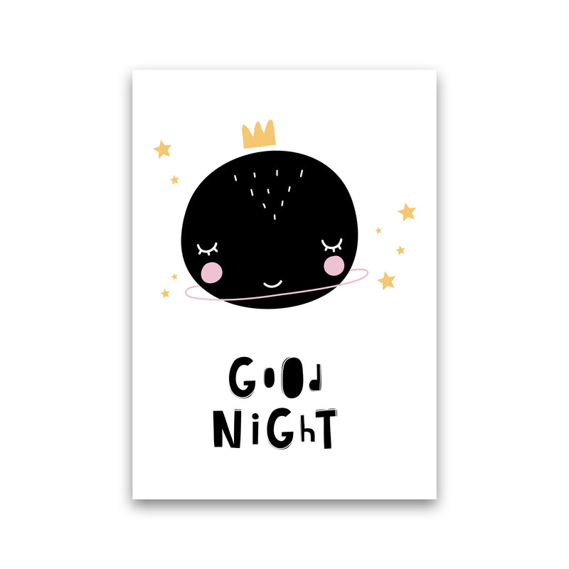 Good Night Planet Framed Nursey Wall Art Print Print Only