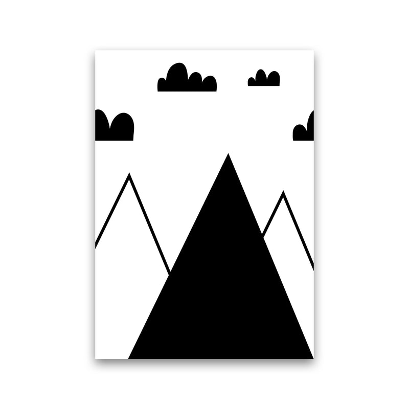 Scandi Mountains Modern Print Print Only