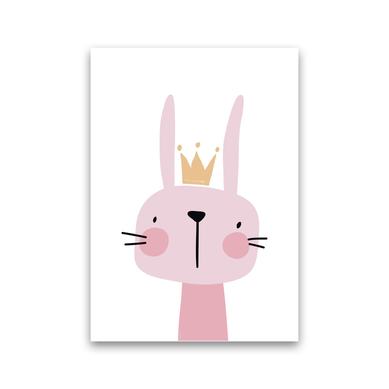 Pink Bunny Modern Print Animal Art Print Print Only