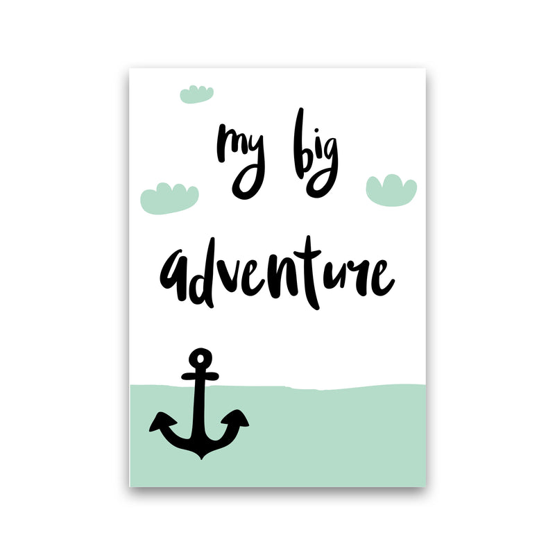 My Big Adventure Framed Typography Wall Art Print Print Only