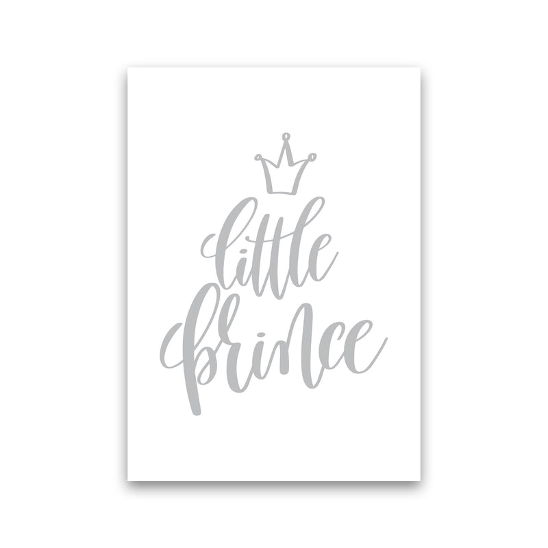 Little Prince Grey Framed Nursey Wall Art Print Print Only