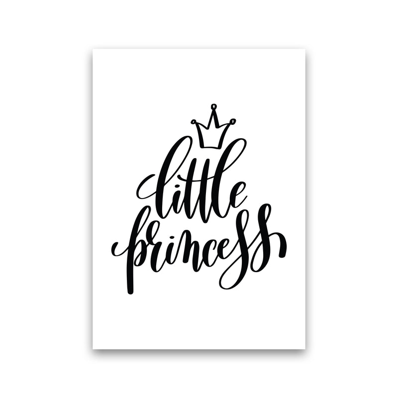 Little Princess Black Framed Nursey Wall Art Print Print Only