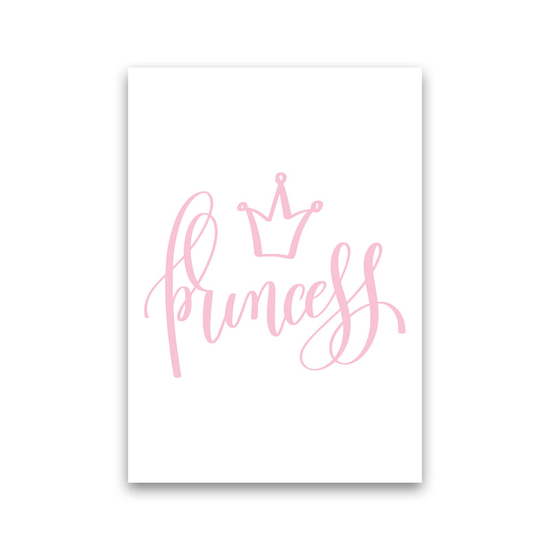 Princess Pink Framed Nursey Wall Art Print Print Only