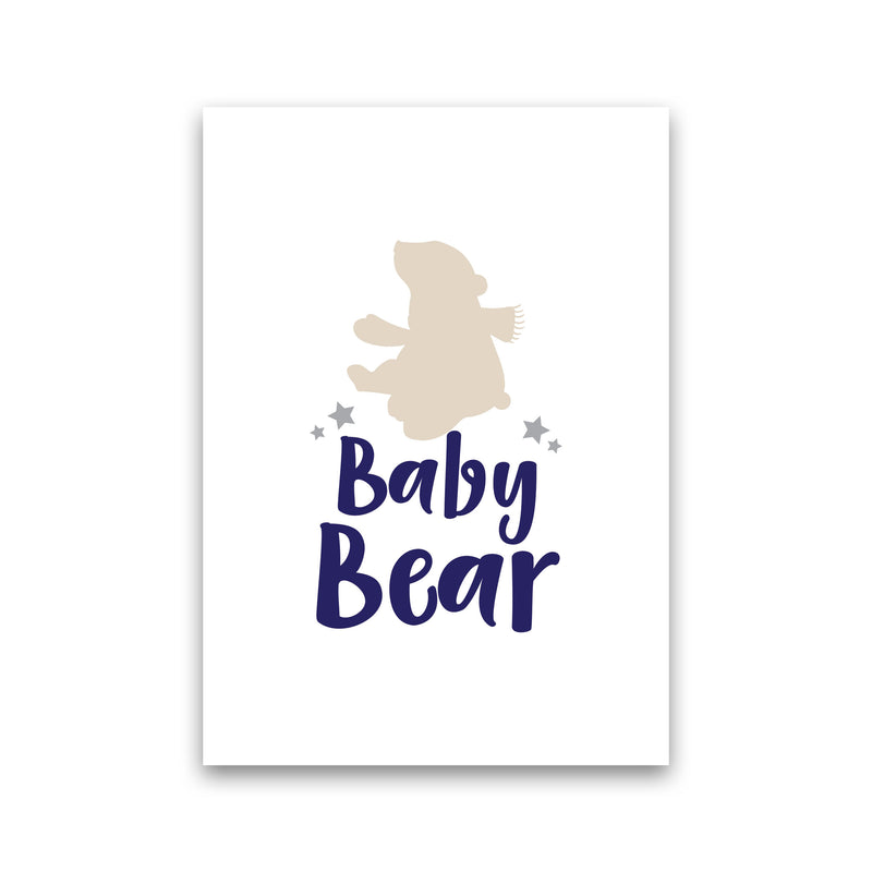 Baby Bear Framed Nursey Wall Art Print Print Only