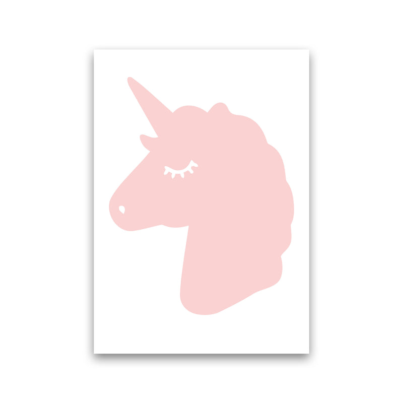 Pink Unicorn Head Modern Print Animal Art Print Print Only