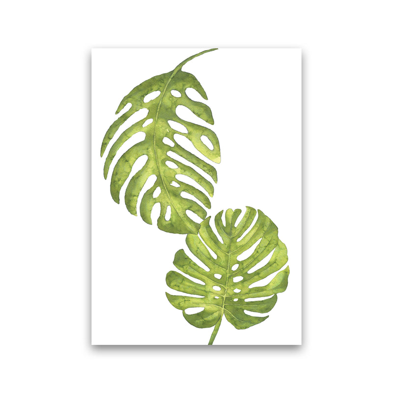 Monstera Leaf Modern Print, Framed Botanical & Nature Art Print Print Only