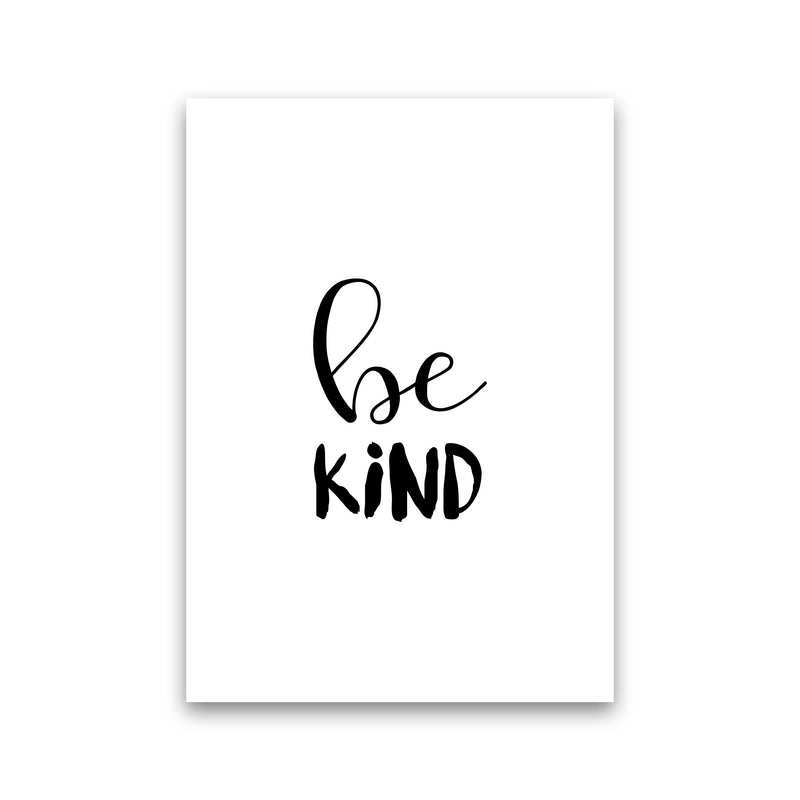 Be Kind Framed Typography Wall Art Print Print Only