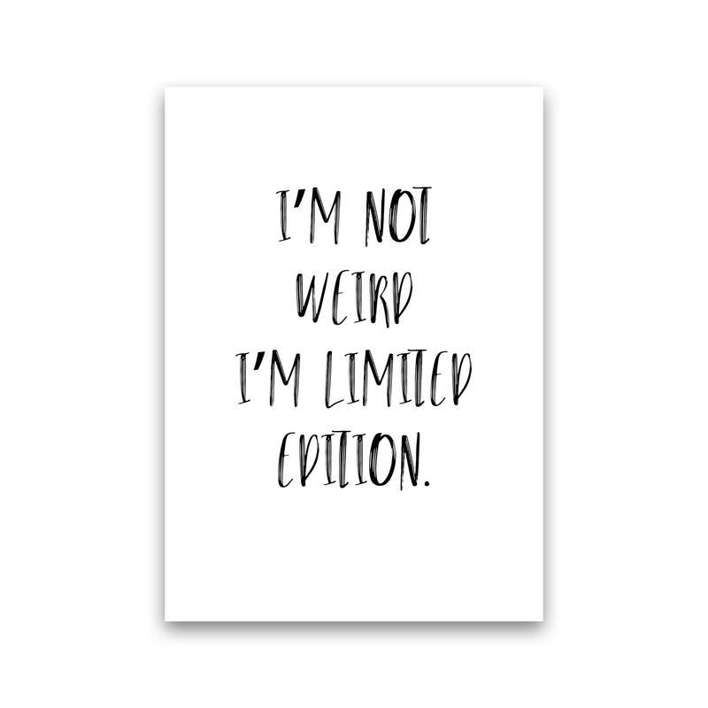 Limited Edition Framed Typography Wall Art Print Print Only