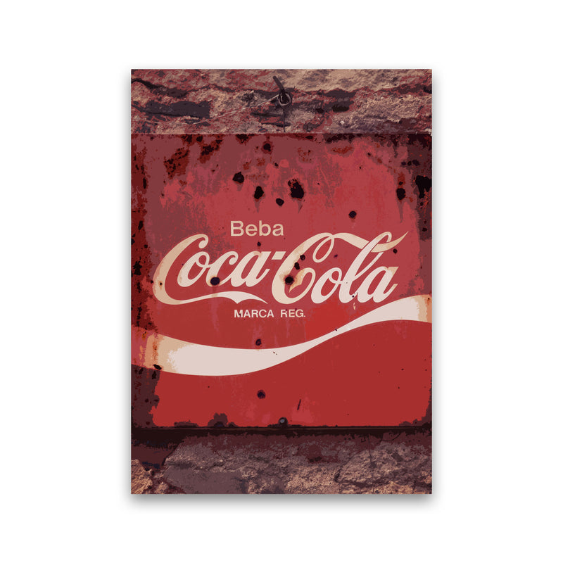 Coca Cola Vintage Sign Modern Print Print Only