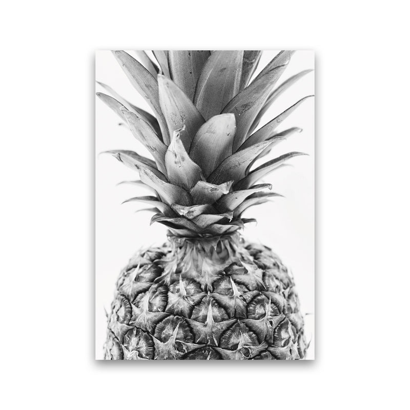 Black And White Pineapple Modern Print, Framed Kitchen Wall Art Print Only