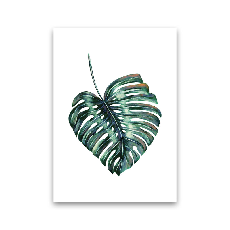Monstera Leaf Full Modern Print, Framed Botanical & Nature Art Print Print Only
