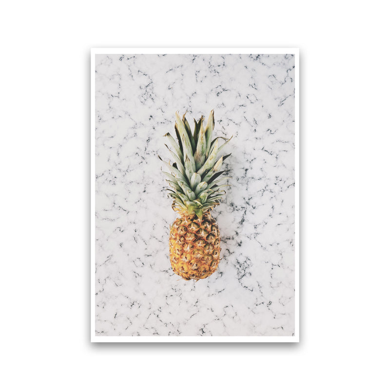 Marble Pineapple Modern Print, Framed Kitchen Wall Art Print Only