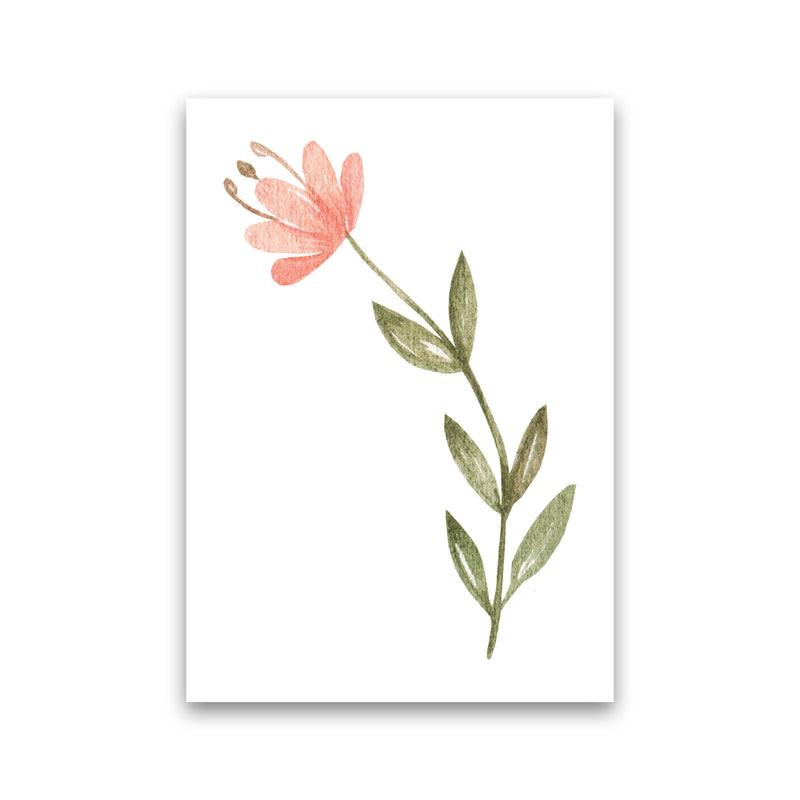 Pink Watercolour Flower 2 Modern Print Print Only