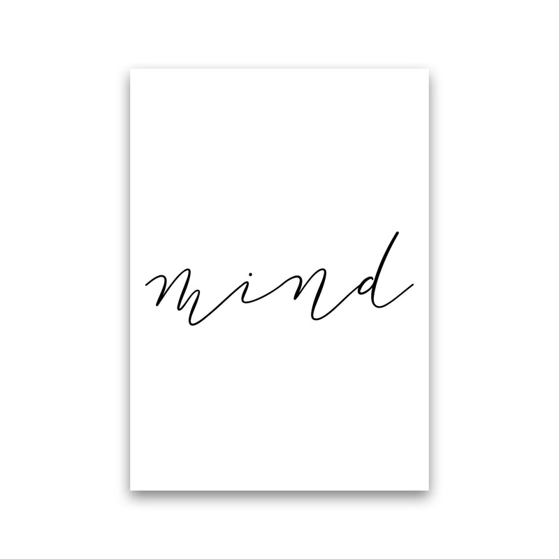 Mind Framed Typography Wall Art Print Print Only