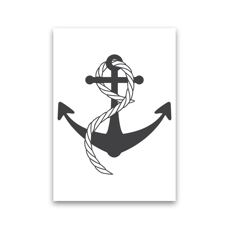 Anchor And Rope Modern Print Print Only