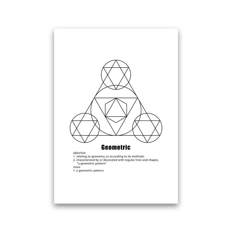 Geometric Meaning 1 Modern Print Print Only