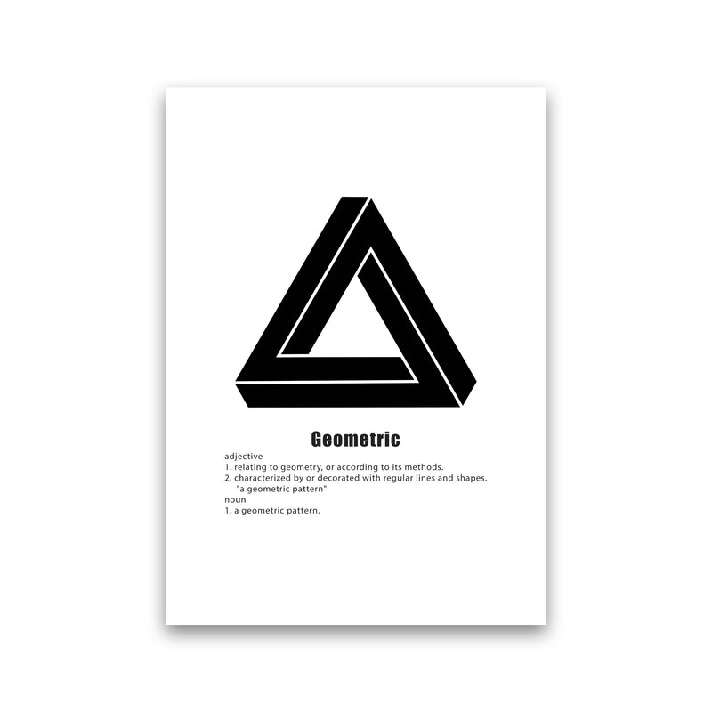 Geometric Meaning 4 Modern Print Print Only