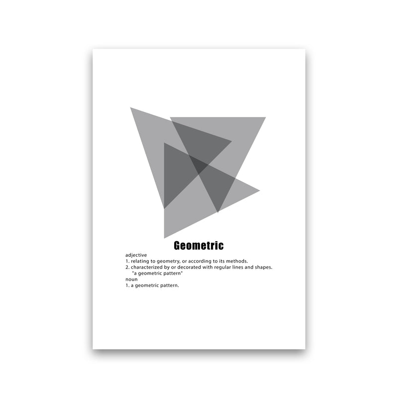 Geometric Meaning 5 Modern Print Print Only