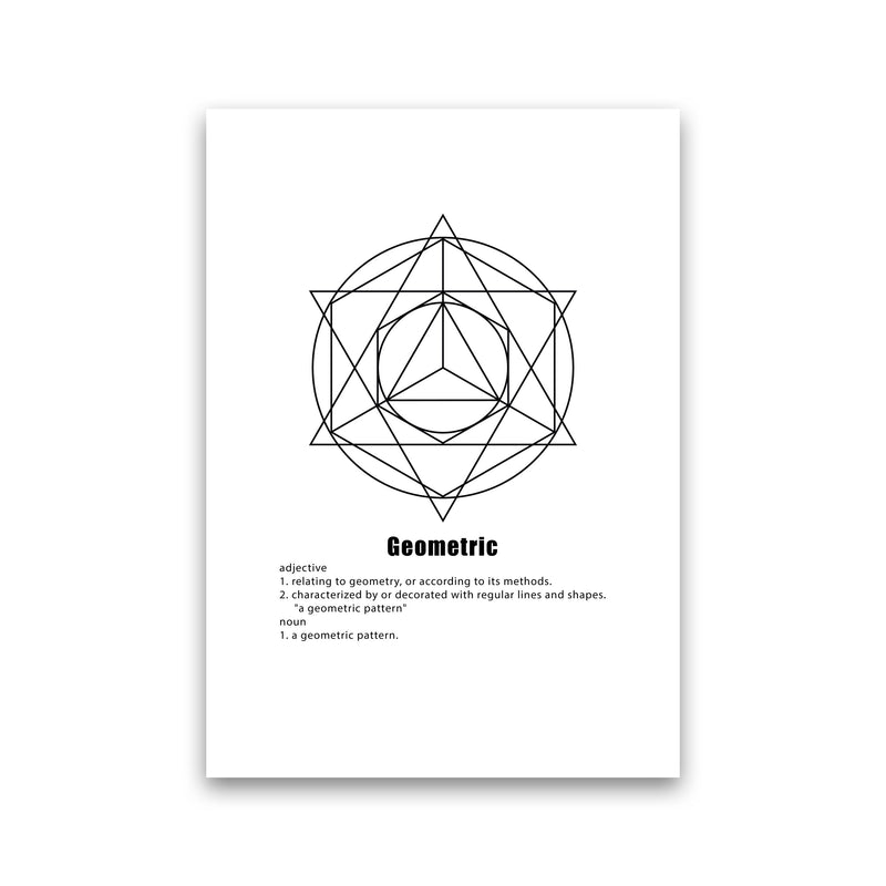 Geometric Meaning 6 Modern Print Print Only
