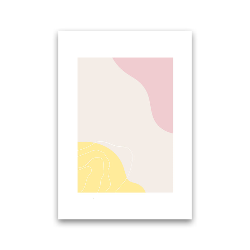 Mila Pink Abstract N18  Art Print by Pixy Paper Print Only