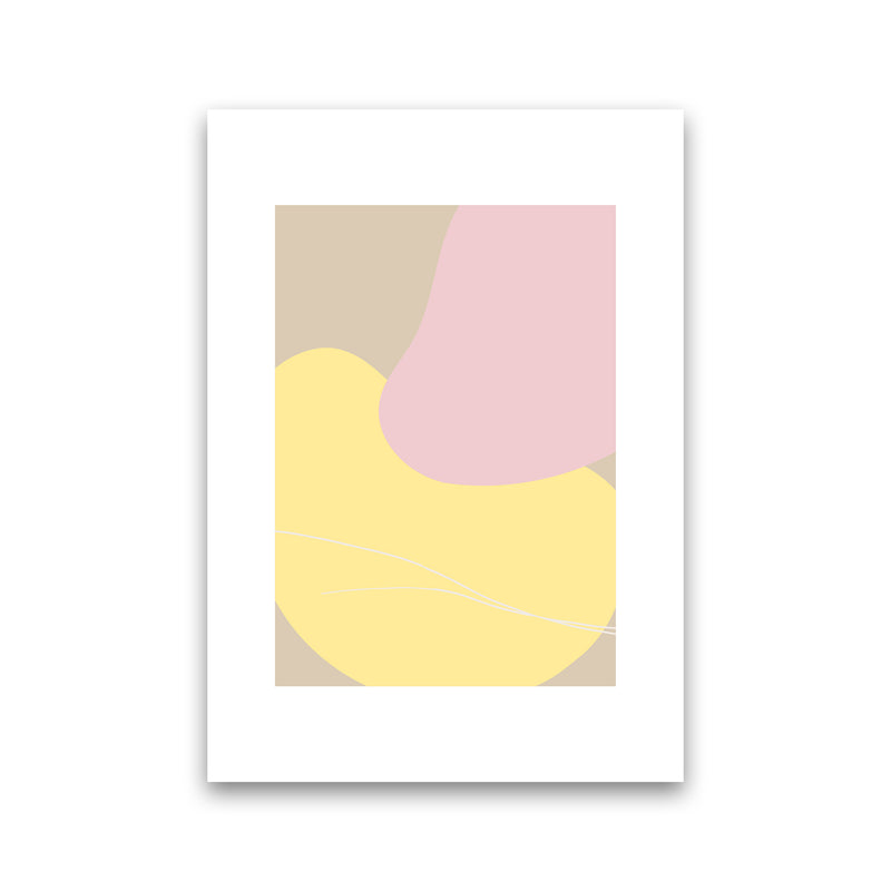 Mila Pink Abstract N20  Art Print by Pixy Paper Print Only