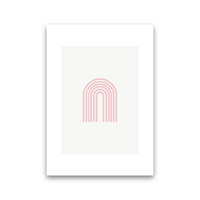 Mila Pink Rainbow N8  Art Print by Pixy Paper Print Only