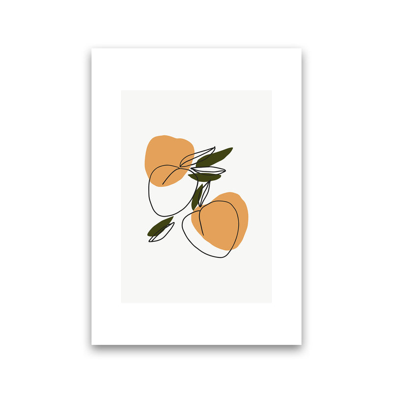 Mica Apricots N3  Art Print by Pixy Paper Print Only