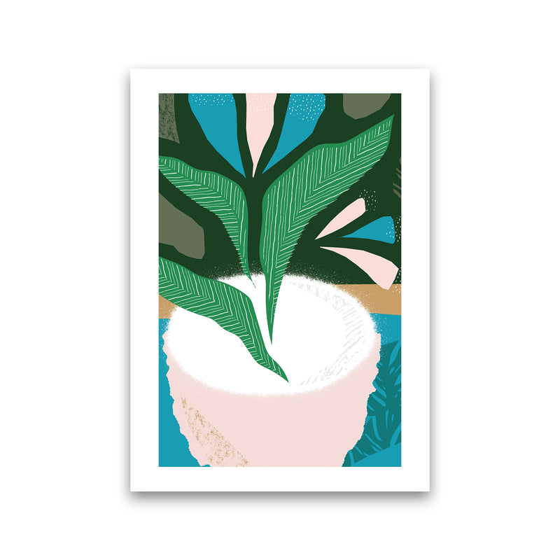Plant Pot Jungle Abstract  Art Print by Pixy Paper Print Only
