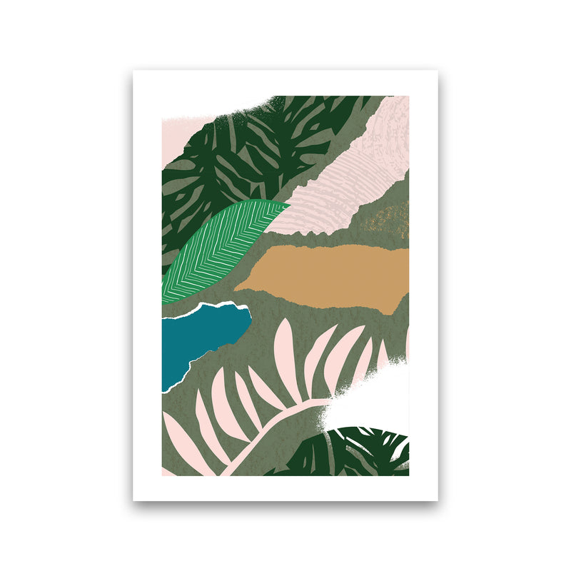 Mismatch Jungle Abstract  Art Print by Pixy Paper Print Only