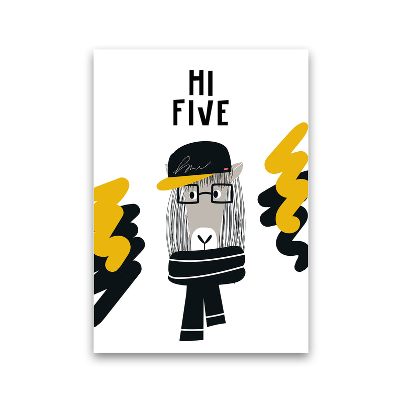 Hi Five Pop  Art Print by Pixy Paper Print Only